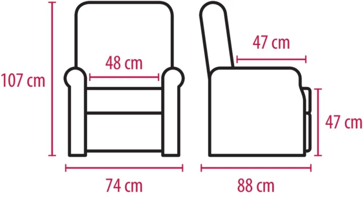 Fauteuil releveur BORAS - 2 moteurs