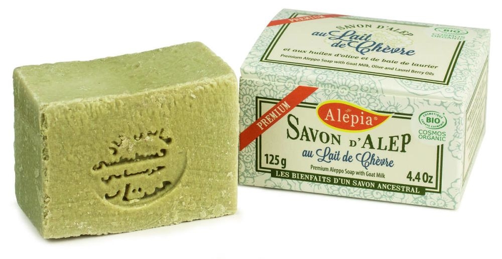 Savon D'Alep Premium BIO Au Lait De Chèvre - Marque Alepia, Origine France, Neuf