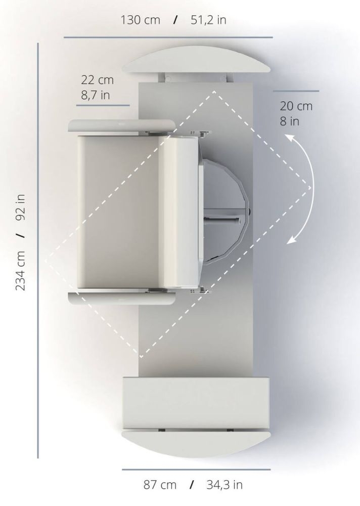 Lit rotatif ROTOBED® Change | La Centrale Médicale